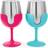 Camco Wine Set Blue/Pink Tumbler