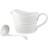 Portmeirion Sauce & Mini Ladle White Serving