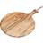 Natural Elements KitchenCraft Acacia Round Paddle Brown Serving Tray