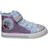 Josmo Girl's Disney Frozen 2 Sequin High-Top Side-Zip Sneakers - Purple/Blue