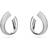Swarovski Exist Small Hoop Earrings - Silver/Transparent