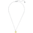 Swarovski November Birthstone Pendant Necklace - Silver/Transparent/Yellow