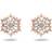 Swarovski Magic Stud Earrings - Rose Gold/Transparent