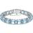 Swarovski Millenia Square Cut Bracelet - Silver/Blue