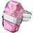 Swarovski Lucent Ring - Silver/Pink