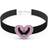 Swarovski Una Choker Necklace - Silver/Black/Pink