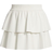 Alice + Olivia Jia Vegan Leather Tiered Mini Skirt - Off White