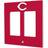 Strategic Printing Cincinnati Reds Solid Double Rocker Light Switch Plate