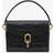 Anine Bing Colette Embossed Leather Mini Bag Black/Gold