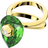 Swarovski Numina Pear Cut Ring - Gold/Green/Transparent