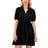 CeCe Women's Tiered V-Neck Babydoll Dress - Rich Black