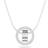 Swarovski Hollow Pendant Necklace - Silver/Transparent