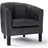 Simpli Home Austin Black Lounge Chair 75.9cm