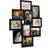 vidaXL Collage Photo Frame for 10x(10x15 cm) Picture Black MDF Photo Frame