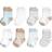 Touched By Nature Organic Basic Socks 8-pack - Neutral/Mint (10766418)