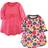 Touched By Nature Baby Long Sleeve Organic Dress 2-pack- Bright Flowers (10167835)