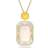 Swarovski Orbita Octagon Cut Necklace - Gold/Multicolour