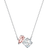 Swarovski Attract Soul Necklace - Silver/Pink/Transparent