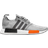 Adidas NMD_R1 M - Halo Silver/Black Silver/Bahia Orange