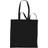 Absolute Apparel Cotton Shopper Bag (Pack of 2) (One Size) (Black)