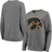 Pressbox Iowa Hawkeyes Big Team Logo Knobi Fleece Tri-Blend Crew Neck Sweatshirt W