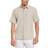 Cubavera Pick Stitch Panel Shirt - Silver Lining