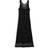 Theory Tissage Open Knit Lace Midi Dress - Jet Black