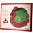 YouTheFan St. Louis Cardinals 5-Layer StadiumViews 3D Wall Art