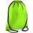 BagBase Budget Water Resistant Sports Gymsac Drawstring Bag (11 Litres) (One Size) (Lime)