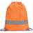 Stafford Plain Drawstring Tote Bag 13 Litres (One Size) (Hi Vis Orange) Shugon