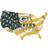 Fan Creations Green Bay Packers USA Flag Cutout Sign Board