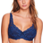 Pour Moi Flora Lightly Padded Underwired Bra - Navy