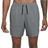 Nike Stride Men's Dri-Fit 7 Brief Lined Running Shorts - Smoke Grey/Black
