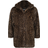 Urban Classics Ladies Leo Teddy Coat (Grey Leo, 4XL)