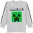 Minecraft Kid's Sequin Flip Sweatshirt - Grey (UTNS6499)