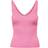 Jacqueline de Yong Nanna V-Neck Sleeveless Top - Pink/Rosebloom