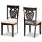 Baxton Studio Gervais Kitchen Chair 95cm 2pcs