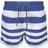 Regatta Boys Skander II Striped Swim Shorts (14 Years) (Lapis Blue)