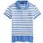 Ralph Lauren Girls' striped shirt with frill, Blue