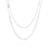 Sif Jakobs Chain Dove Necklace - Silver