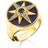 Thomas Sabo Ring Royalty star with stones multicoloured TR2367-963-7-54