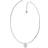 Guess G Shine Heart Necklace - Silver/Transparent