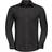 Russell Collection Mens Long Sleeve Poly-Cotton Easy Care Tailored Poplin Shirt (Black)