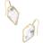 Kendra Scott 14k Gold-Plated Framed Gemstone Drop Earrings