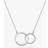 Hot Diamonds Bliss Interlocked Circle Necklace