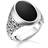 Thomas Sabo Rebel at Heart Ring - Silver/Black