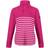 Regatta Womens/ladies Camiola Ii Stripe Fleece Top (fuchsia/white)