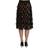 Dolce & Gabbana Women's Fringe Metallic Pencil A-line Skirt SKI1177 IT38