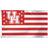 WinCraft Houston Cougars 3' x 5' Stars & Stripes One-Sided Flag