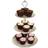 Premier Housewares 3-Tier Ceramic Lace Cake Stand